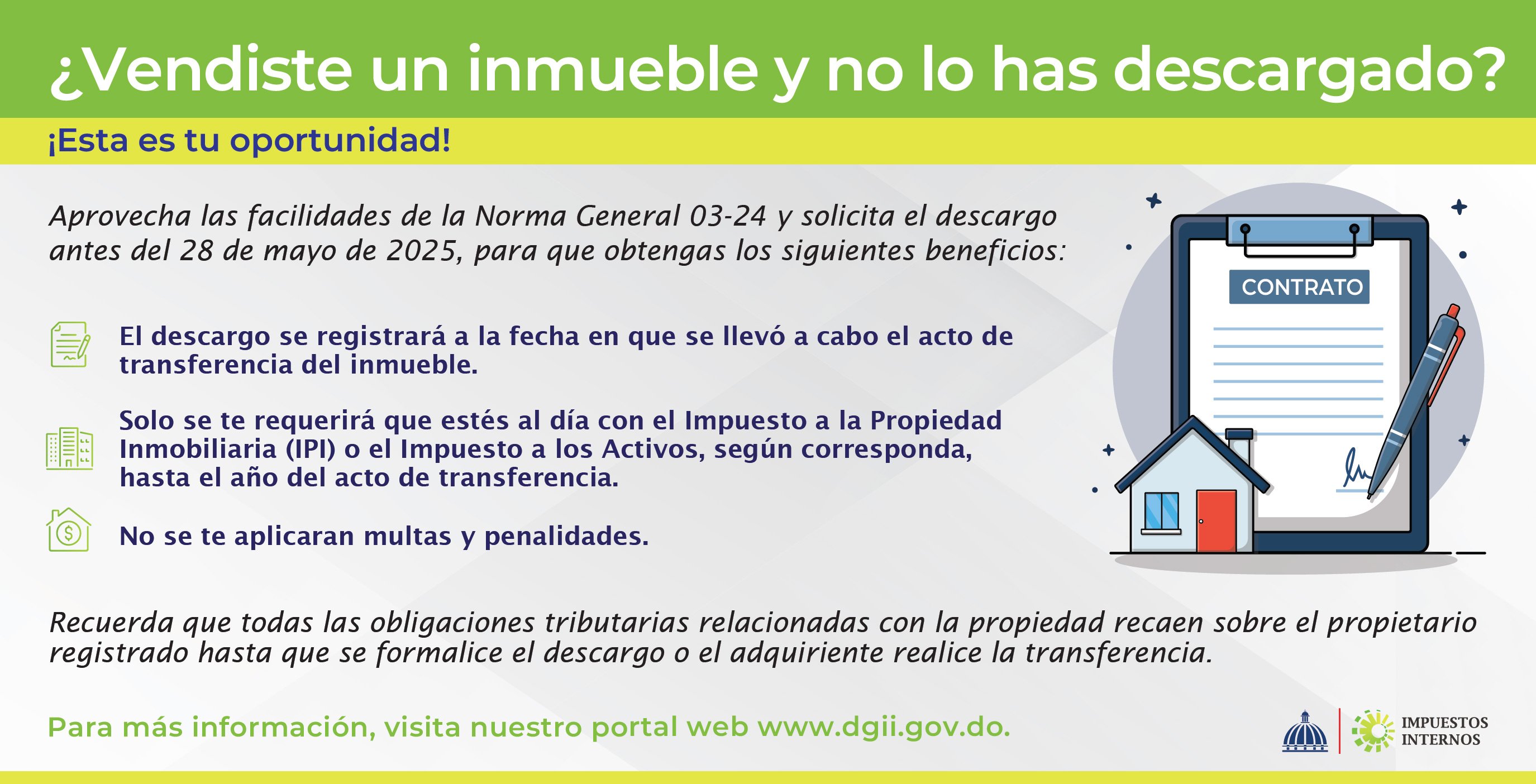Descargo de Inmuebles